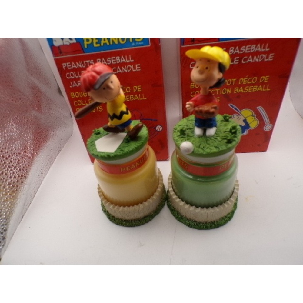 Peanuts Baseball Collectible‎ Candle Lucy Charlie Brown Gift